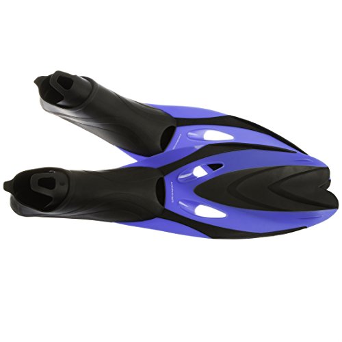 Ultrasport Erwachsene 331500000076 Schwimmflossen, Blau, 36-38