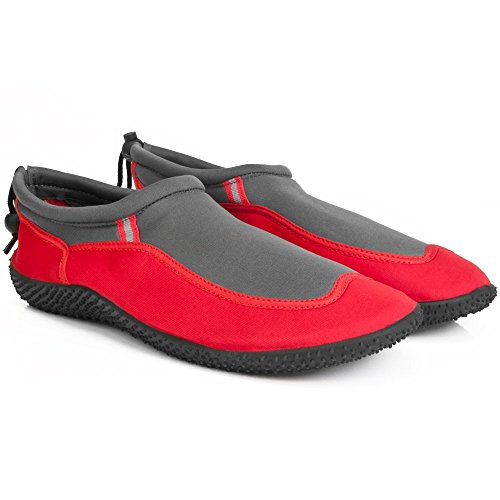 Badeschuhe Neoprenschuhe Wasserschuhe Surfschuhe Strandschuhe Herren Größe 44 Rot