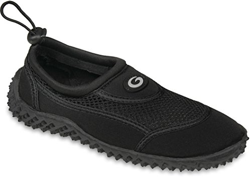 Gwinner Damen Wasserschuhe Surfschuhe Aquaschuhe, schwarz, 39