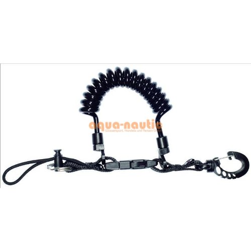 Mares Erwachsene Spiralkabel Spring Coil, Schwarz, BX, 415717