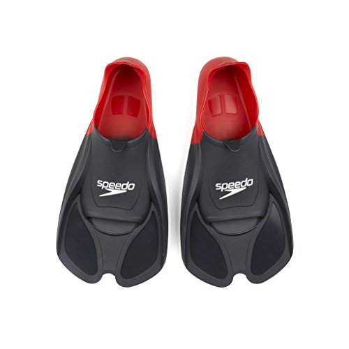 Speedo Unisex Biofuse Flossen, rot/schwarz, EU 39-41 (UK 6-7), 8-0884139916-7