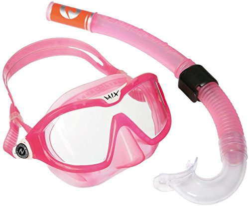 Aqua Lung Sport Kinder-Schnorchel-Set mit Tauchmaske und Schnorchelrohr Einheitsgröße Rosa – rose