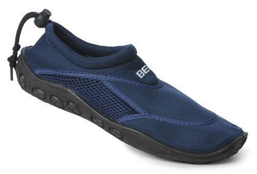 BECO Surfschuhe Badeschuhe Herren Badeschuhe Beachschuhe blau Gr 45