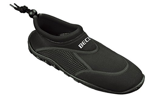 BECO Badeschuhe / Surfschuhe für Damen und Herren schwarz 42