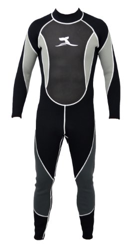 Herren 3 mm Neoprenanzug Longsuit Größe L 48-50 Surfanzug mit Mesh Skin