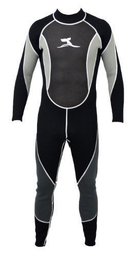 Herren 3 mm Neoprenanzug Longsuit Größe XL 52-54 Surfanzug mit Mesh Skin