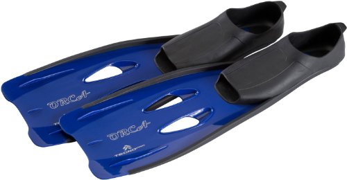 Taucherflossen / Flosse Orca Schwimmflossen Standard (Größe / Farbe: 42-43 – blau/schwarz)