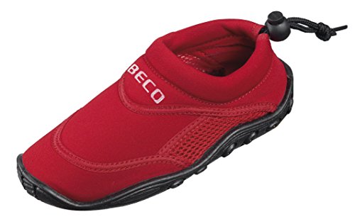 BECO Badeschuhe / Surfschuhe für Kinder rot 21