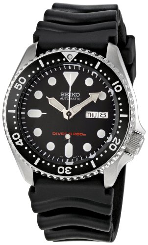 Seiko Herren-Armbanduhr Analog Automatik Kautschuk SKX007K1