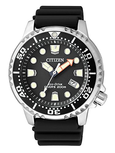 Citizen Herren-Armbanduhr XL Promaster Marine Analog Quarz Plastik BN0150-10E
